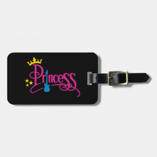 Étiquette À Bagage Princesse de basculage