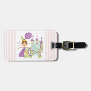Étiquette À Bagage Princesse de brune