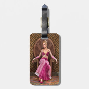 Étiquette À Bagage Princesse de conte de fées