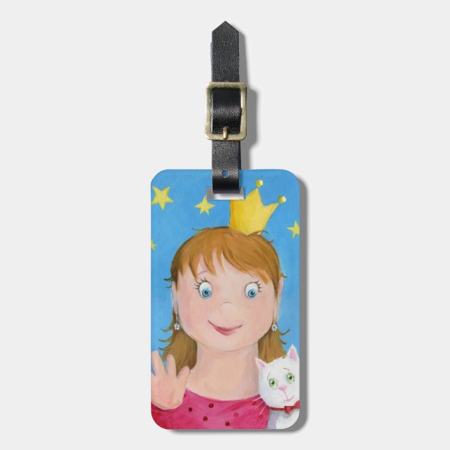 Étiquette À Bagage Princesse Luggage Tag (Devant Vertical)