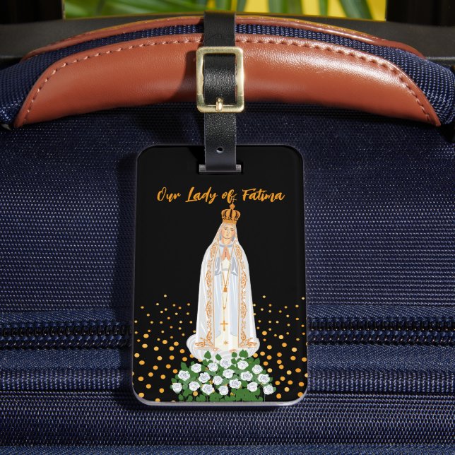 Étiquette À Bagage Procession de Notre-Dame de Fatima aux bougies (Insitu Rectoal 2)