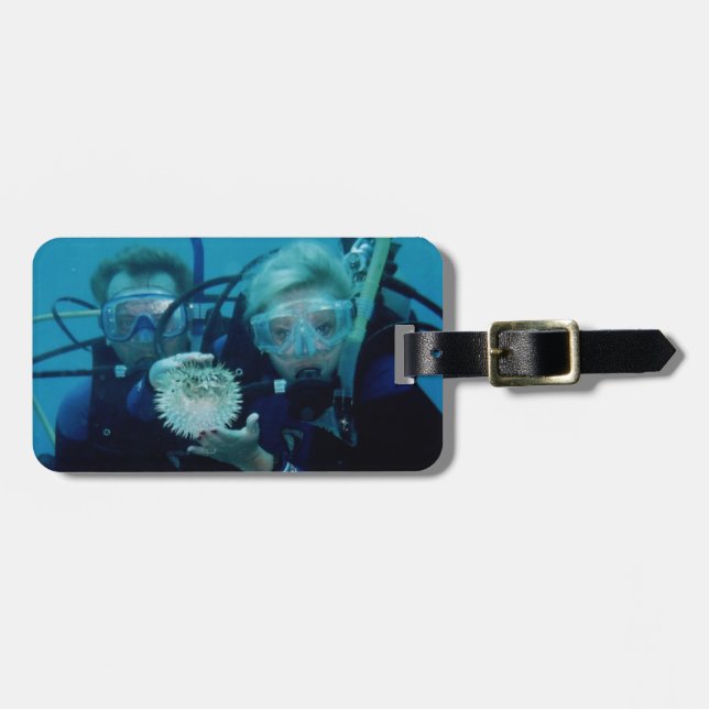 Étiquette À Bagage Produit de personnaliser (Devant horizontal)