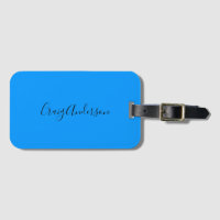 Professionnel Plain Moderne Élégant Bleu Clair Chi