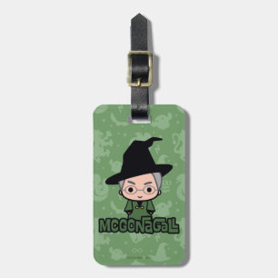 Étiquette À Bagage Professor McGonagall Cartoon Character Art