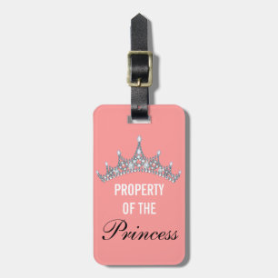 Étiquette À Bagage Propriété de la princesse Tiara Luggage Tag