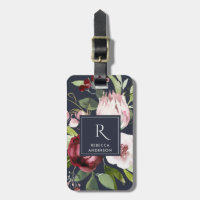 PROTÉA FLORAL DE LA MARINE vintage BLUSH ROSE BURG