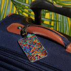 Psychédélique Batik Guitare Art-Colorful Musique R
