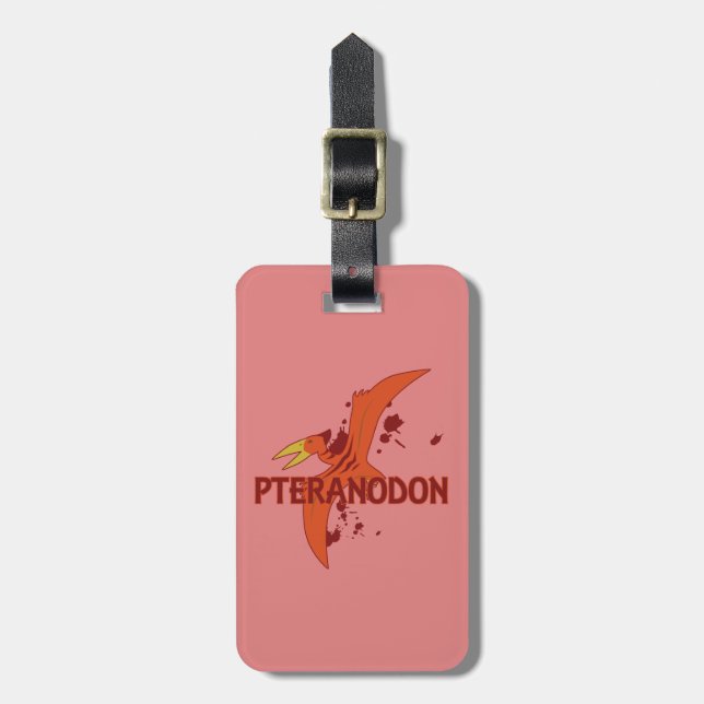Étiquette À Bagage Pteranodon (Devant Vertical)