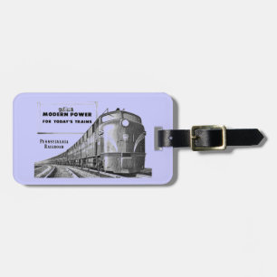 Étiquette À Bagage Puissance moderne de train de chemin de fer de la