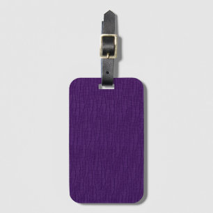 Étiquette À Bagage Purple de base