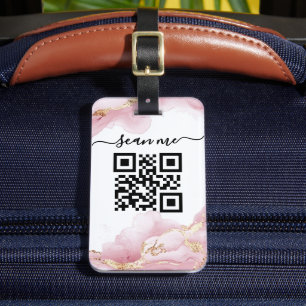 Étiquette À Bagage QR code me scanner