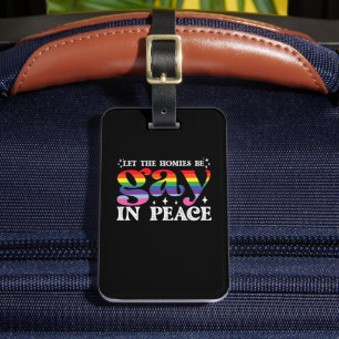 Étiquette À Bagage Que Les Hommes Soient Gays En Paix Fierté LGBTQ