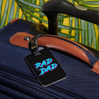 Étiquette À Bagage Rad Papa Retro 80's