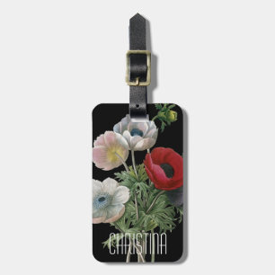 Étiquette À Bagage Redoute : Anémone, 1833