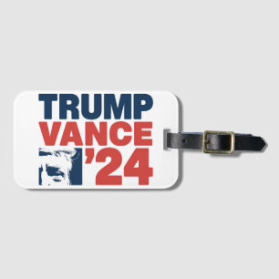 Étiquette À Bagage Rendre l'Amérique en sécurité Trump Vance 2024 MAG