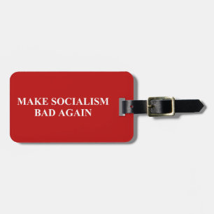 Étiquette À Bagage Rendre le socialisme malade