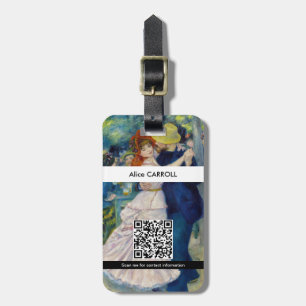 Étiquette À Bagage Renoir - Danse à Bougival - Code QR
