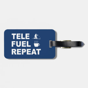 Étiquette À Bagage Répétition du carburant de tele