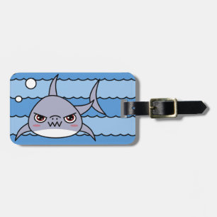 Étiquette À Bagage Requin de Kawaii