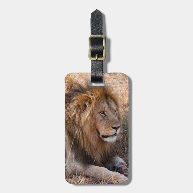 Étiquette À Bagage Réserve nationale du Lion Massai Mara, Kenya (Devant Vertical)