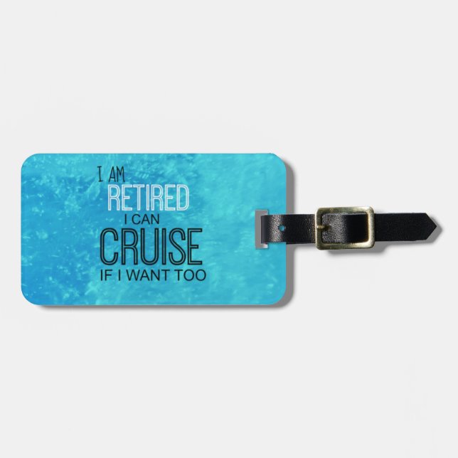 Étiquette À Bagage Retiré, amour à la croisière et vie affectueuse (Devant horizontal)