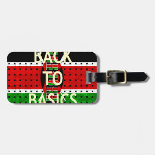 Étiquette À Bagage Retour aux bases : Kenya Drapeau Thème du tissage
