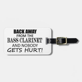 Étiquette À Bagage Retourner De La Basse Clarinet étiquette de bagage