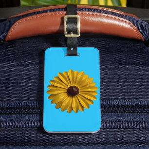 Étiquette À Bagage Retro 60s Tournesol Faisy Faisy Bijoux