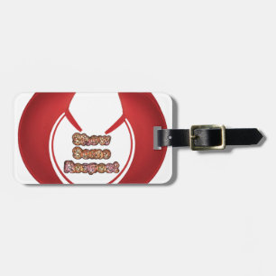 Étiquette À Bagage Retro Red Hakuna Matata Les cadeaux montrent un ce