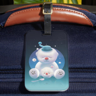 Étiquette À Bagage Rêve de Bichon Ice Shaver