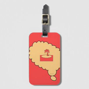Étiquette À Bagage Rêve de vacances