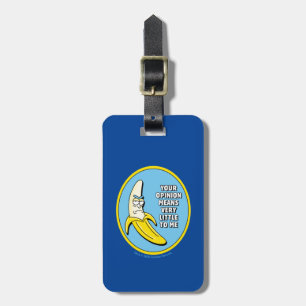 Étiquette À Bagage RICK ET MORTY™ Insigne de brique banana