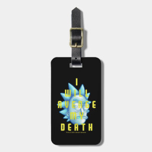 Étiquette À Bagage RICK ET MORTY™ Je Vais Vivre Ma Mort