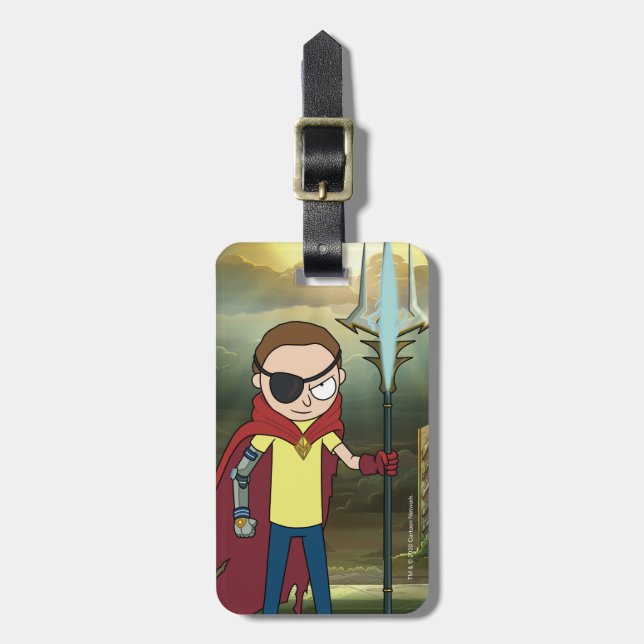 Étiquette À Bagage RICK ET MORTY™| Morty du mal (Devant Vertical)