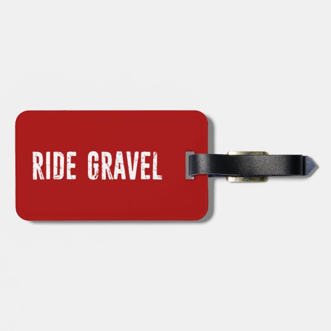 Étiquette À Bagage Ride Gravel (Dos horizontal)