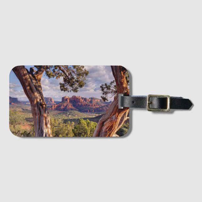 Étiquette À Bagage Roche rouge | Sedona Arizona (Devant Horizontal)