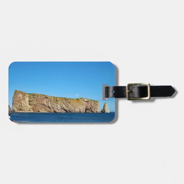 Étiquette À Bagage Rocher Percé dans le golfe du Saint-Laurent (Devant horizontal)