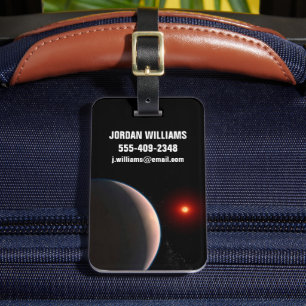 Étiquette À Bagage Rocky Exoplanet Gj 486 B Orbitant Une Étoile Naine