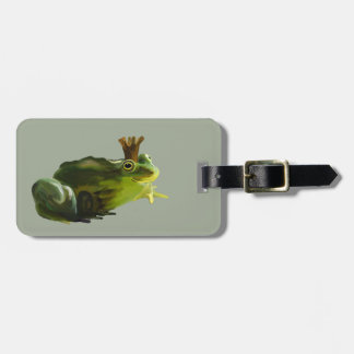 Étiquette À Bagage Roi de grenouille