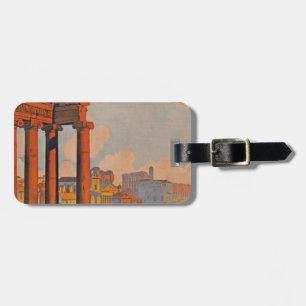 Étiquette À Bagage Rome antique Voyage et peinture