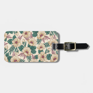 Étiquette À Bagage Rose