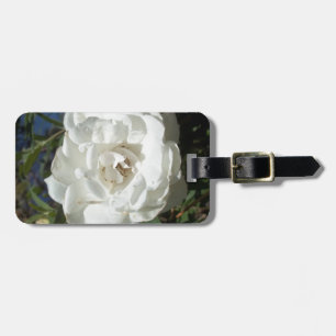 Étiquette À Bagage Rose blanc