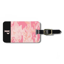 Rose et camouflage pêche Monogram Rose et camoufla