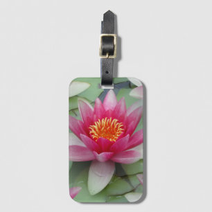 Étiquette À Bagage Rose Lotus Water Lily