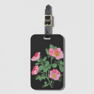 Étiquette À Bagage Rose sauvage rose foncé chintzy