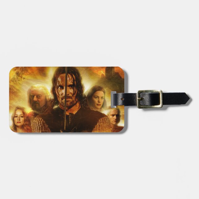 Étiquette À Bagage ROTK Aragorn Movie (Devant horizontal)