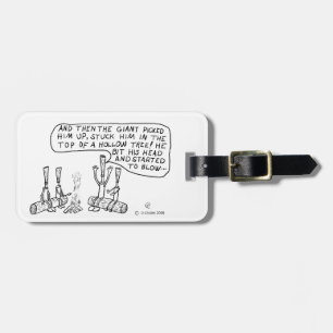 Étiquette À Bagage Roues de feu de camp