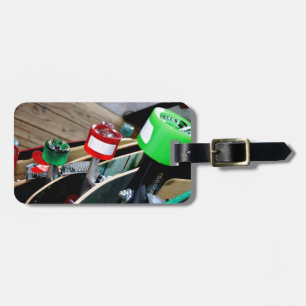 Étiquette À Bagage Roues de planche à roulettes
