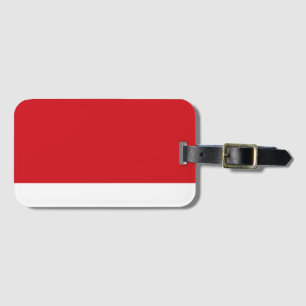 Étiquette À Bagage Rouge rayé