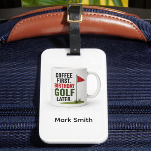 Étiquette À Bagage routine de golf au quotidien